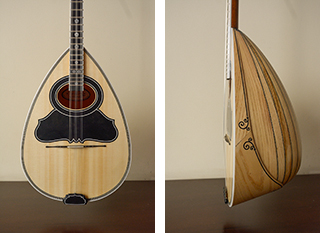 Τετράχορδο μπουζούκι Bubinga brulee Golden Series