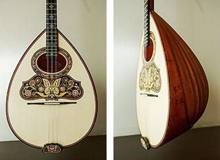 Τετράχορδο μπουζούκι Bubinga brulee Golden Series