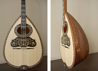 Τετράχορδο μπουζούκι Bubinga brulee Golden Series