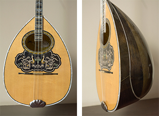 3 strings bouzouki from painted walnut (2nd hand)