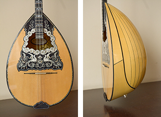 3 strings bouzouki from flamed maple (2nd hand)