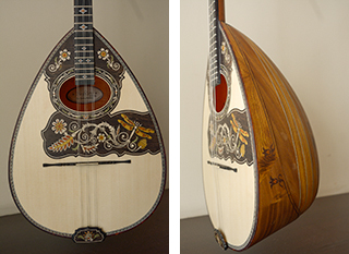 3 strings bouzouki from Icarian from Black-Mourne