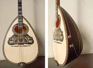 3 strings bouzouki frοm Brazilian Rosewood