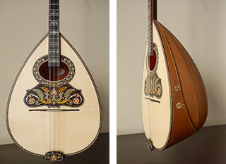 Τρίχορδο μπουζούκι από αχλάδα