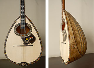 Τρίχορδο μπουζούκι από Δρυ