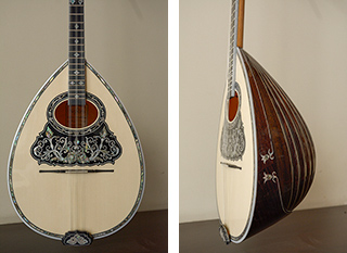 3 strings bouzouki frοm Indian Rosewood