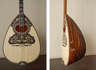 3 strings bouzouki frοm Brazilian Rosewood