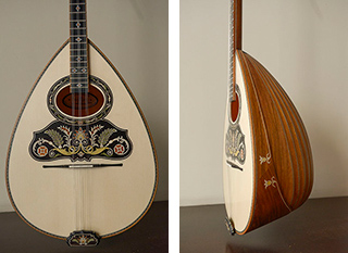 3 strings bouzouki frοm Brazilian Cherry