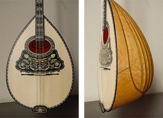 3 strings bouzouki from maple burns eye